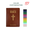 2024 Newest Design Customized High Quality Embossing Bible Study Large Print