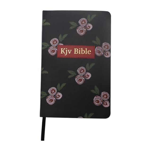 Customized Design Emboss Logo Book Printing House 1611 King James Bible Large Print