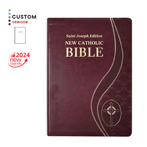 Profesional Manufacturer High Quality Faux Leather Service Chronological Life Application Study Bible Large Print