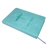 Customizable Design Study Version Standard Size Blue Waterproof Pu Bible Book Covers Holy Bible by Hand