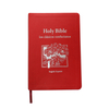 Manufacturer New Design High Quality Hot Stamping Custom PU Leather English Spanish Bible Journal