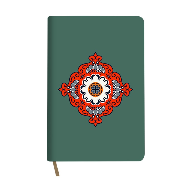 French Bible Louis Second Fashion Orange Pu Cover with Gilding Sprayed Edges Book Hard Cover Bible Book